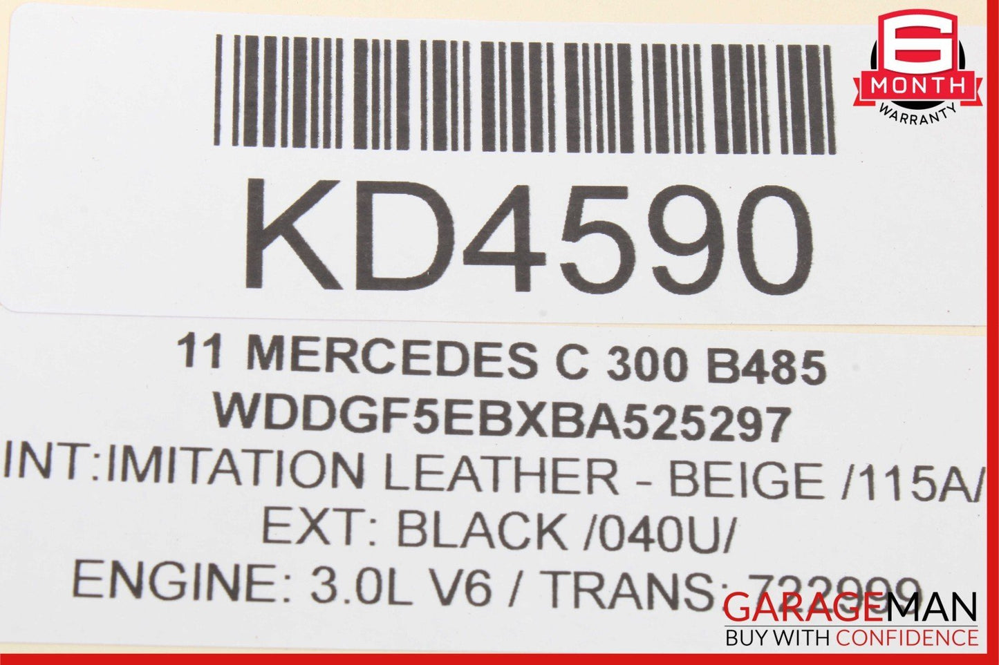 08-18 Mercedes W204 C250 CLS400 C300 Rear Left Side Door Lock Latch Actuator