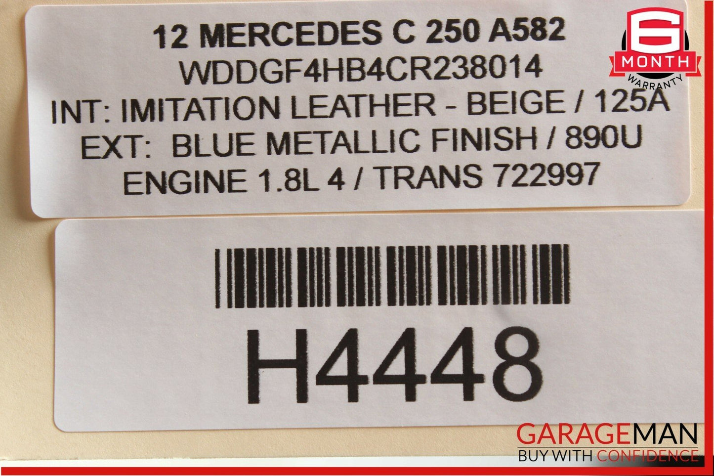 08-14 Mercedes W204 C250 C300 Sedan Rear Left Side Door Controller Module Unit