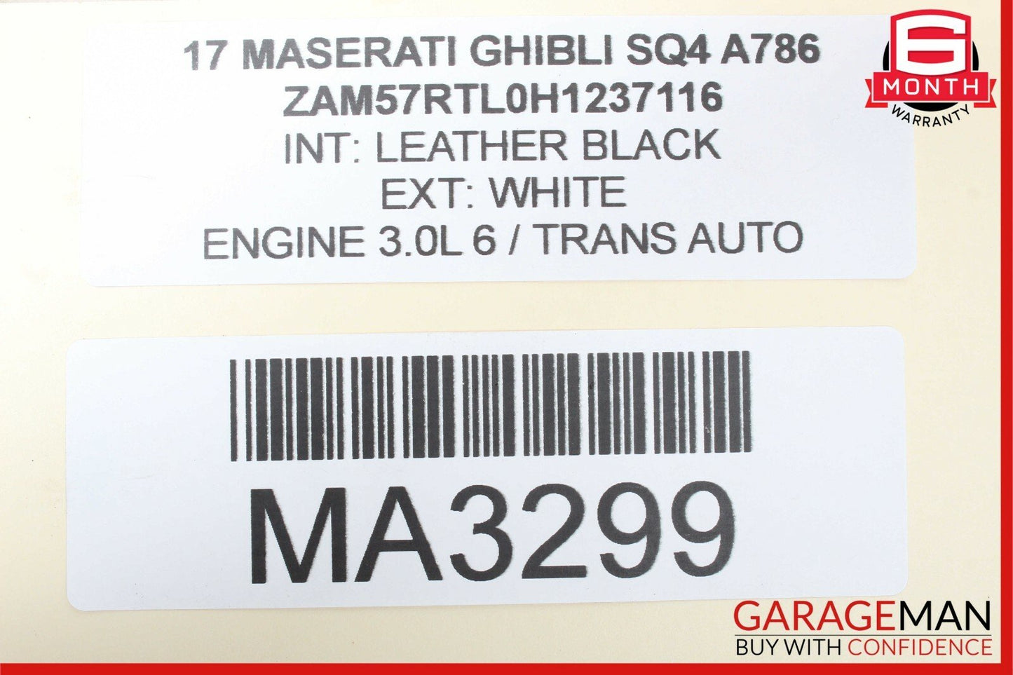 14-17 Maserati Ghibli S Q4 Power Brake Booster Master Cylinder Reservoir AWD OEM