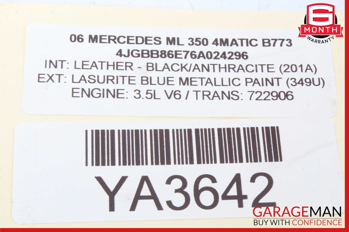 06-13 Mercedes W251 R350 GL450 ML350 Front Left Side Exterior Door Handle OEM