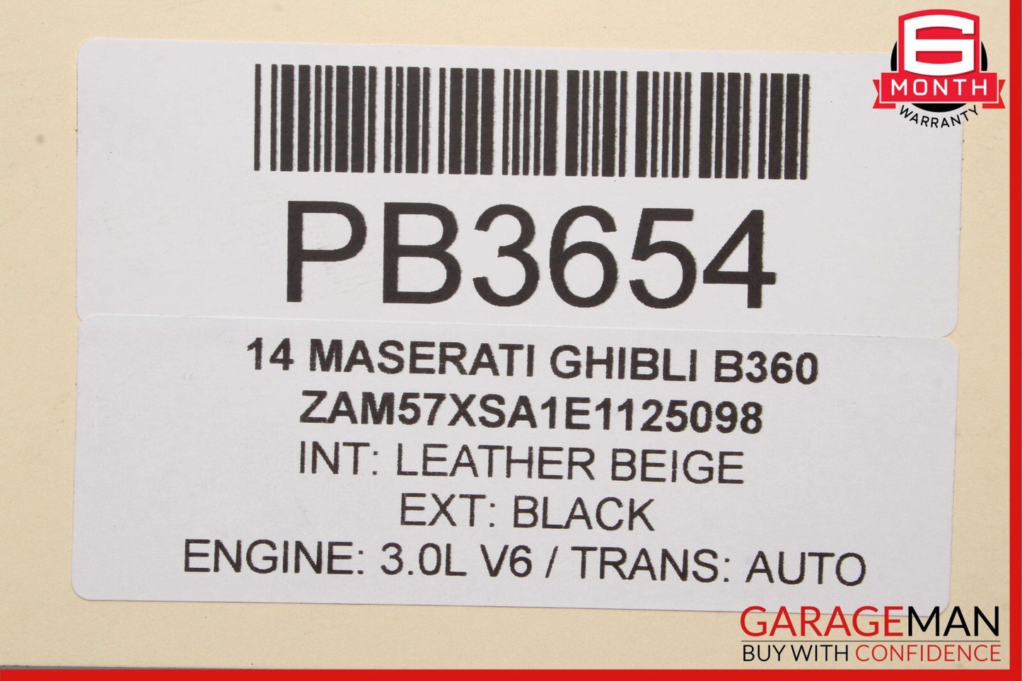 14-17 Maserati Ghibli Front Subframe Cradle Crossmember Sub Frame Assembly RWD