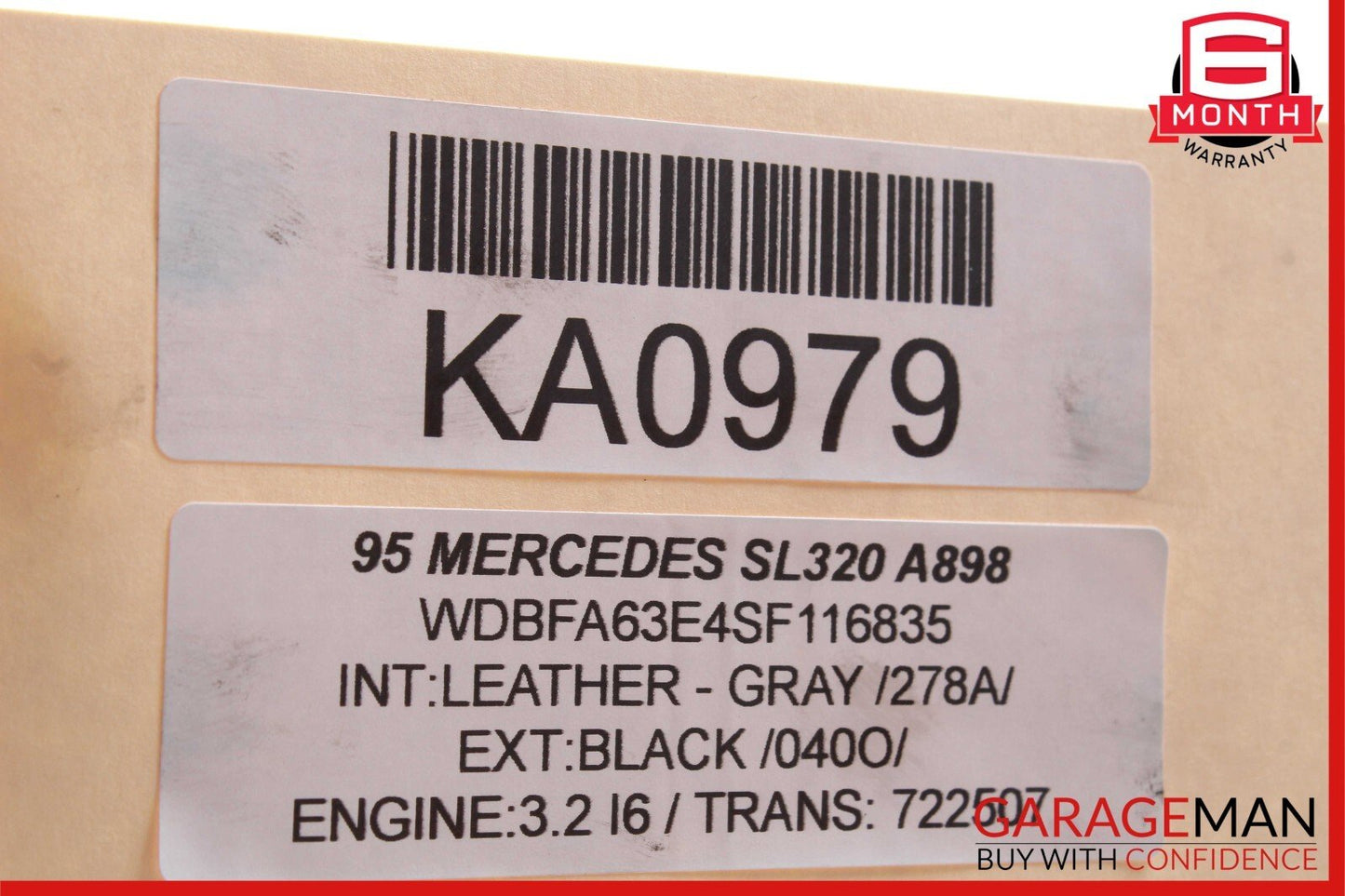 94-96 Mercedes R129 SL320 S500 Floor Shifter Gear Shift Selector Box 1292670637