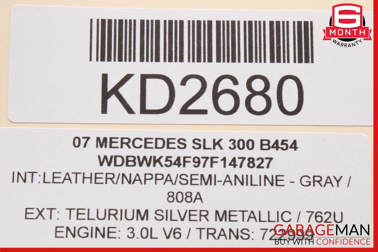 05-12 Mercedes R171 SLK300 CLS550 E350 SL550 C300 Lower Oil Pan 2720100128 OEM