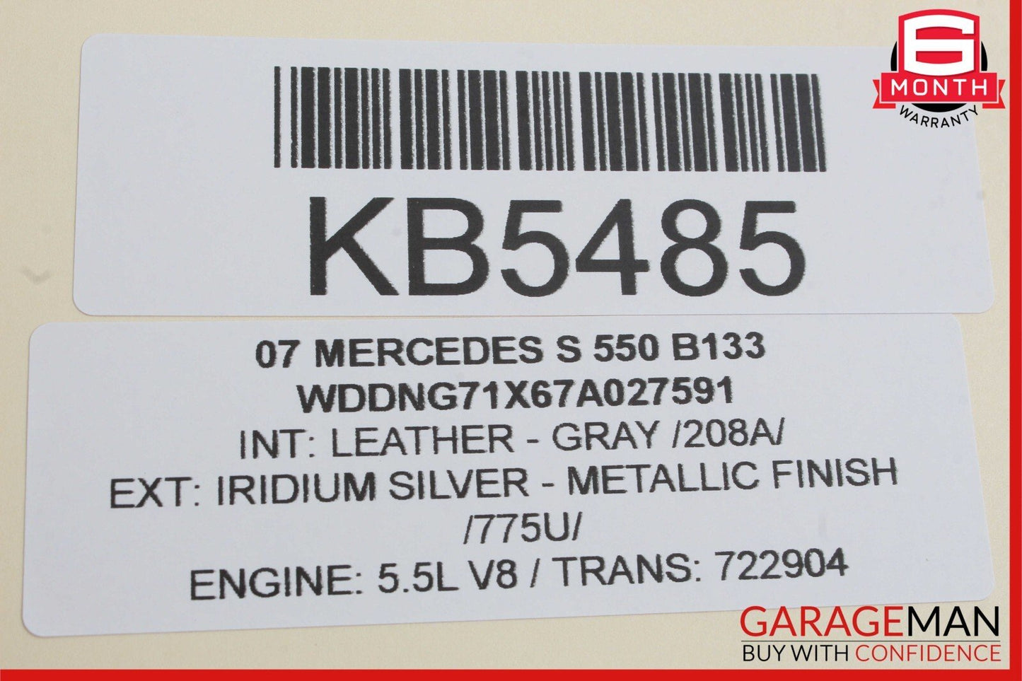 07-09 Mercedes W221 S550 Navigation Command Comand Head Unit Audio CD Changer