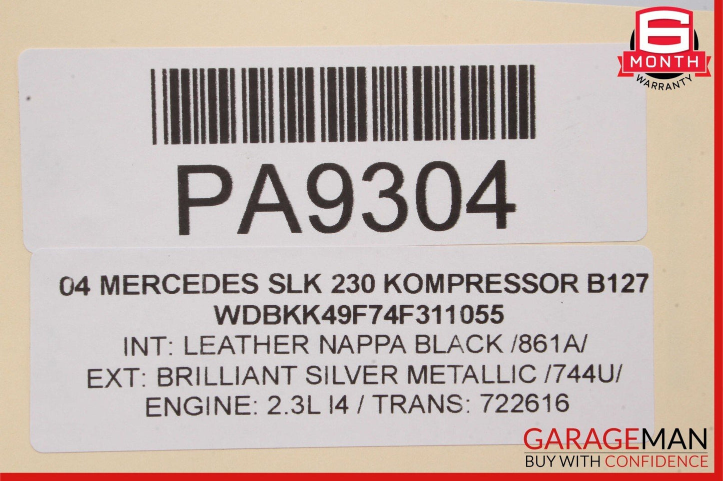 97-04 Mercedes R170 SLK320 SLK32 AMG AC A/C Cooling Air Conditioning Condenser