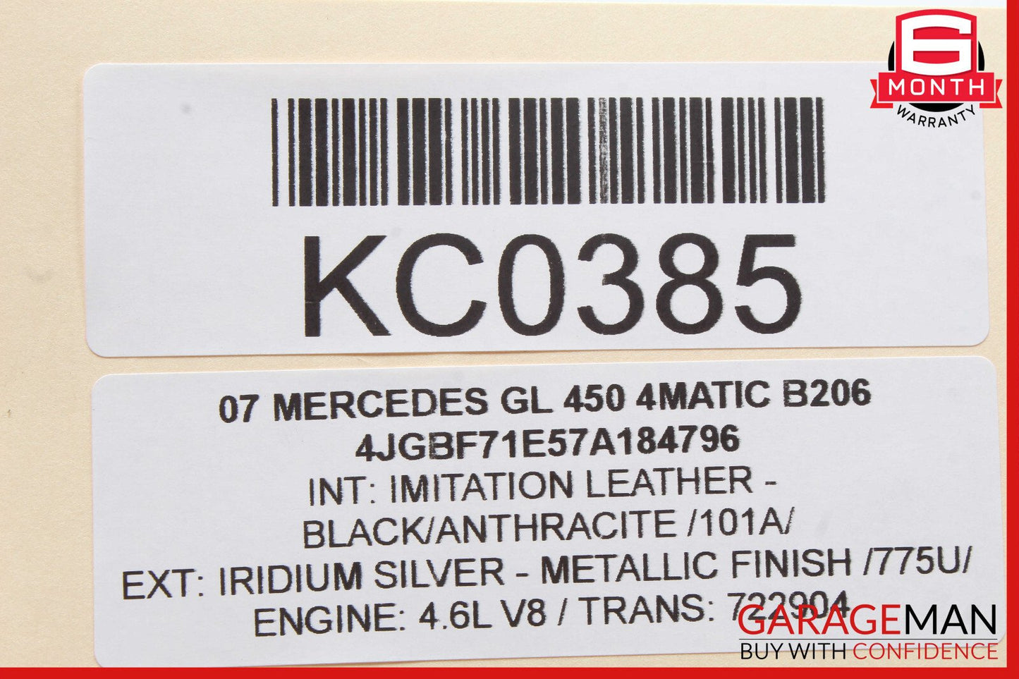 06-13 Mercedes X164 GL450 ML550 Front Left Driver Side Exterior Door Handle OEM