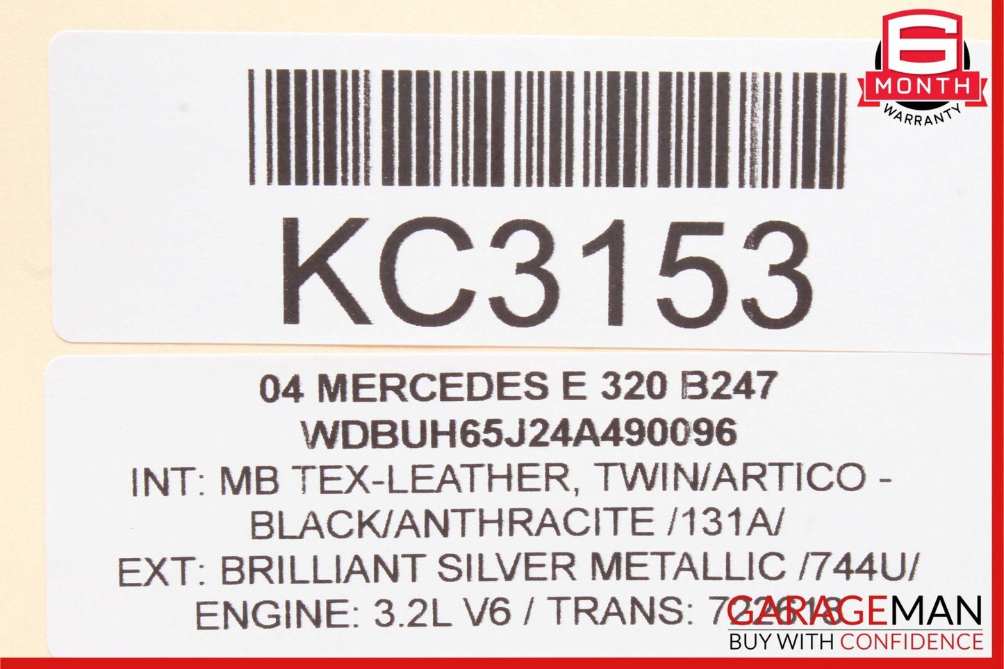 03-06 MERCEDES W211 E320 REAR RIGHT PASSENGER DOOR CONTROL MODULE A109 OEM