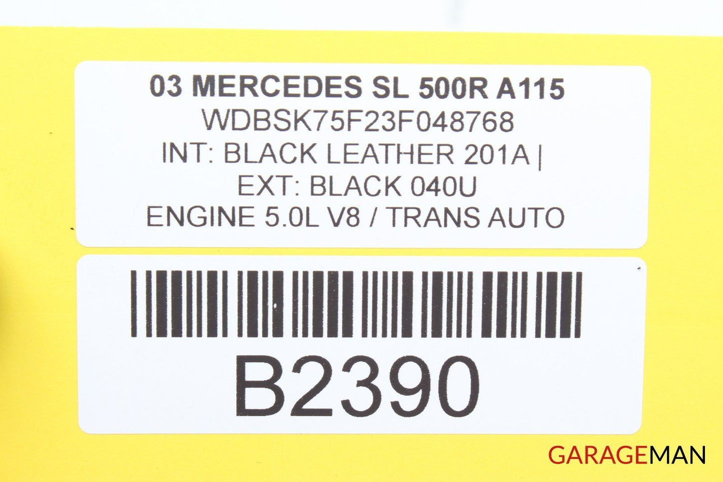 03-08 Mercedes R230 SL500 Right Side ESP Off Console Blank Filler Switch A115