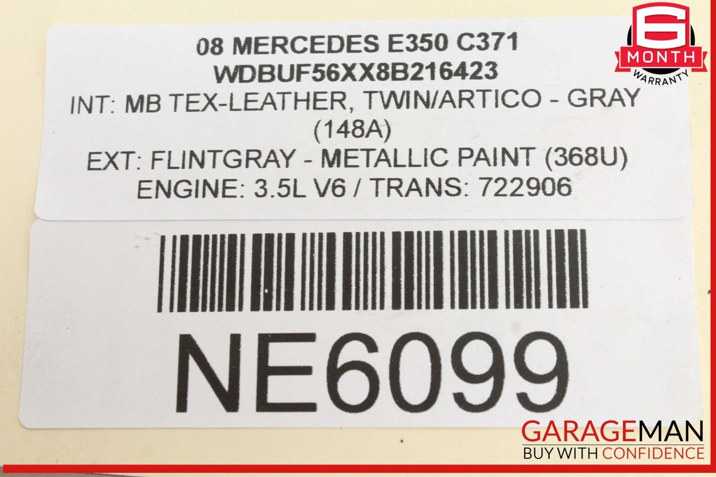 08-14 Mercedes W211 E350 Power Steering Pump Reservoir Assembly 0064665801 OEM