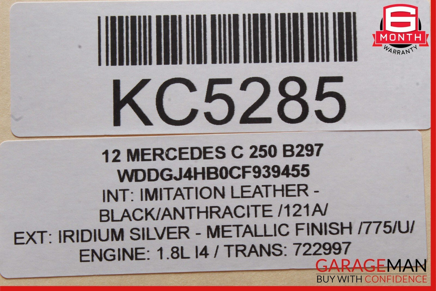 10-17 Mercedes W204 C250 E350 Upper Roof Sun Shade Screen Roller Blind Motor OEM