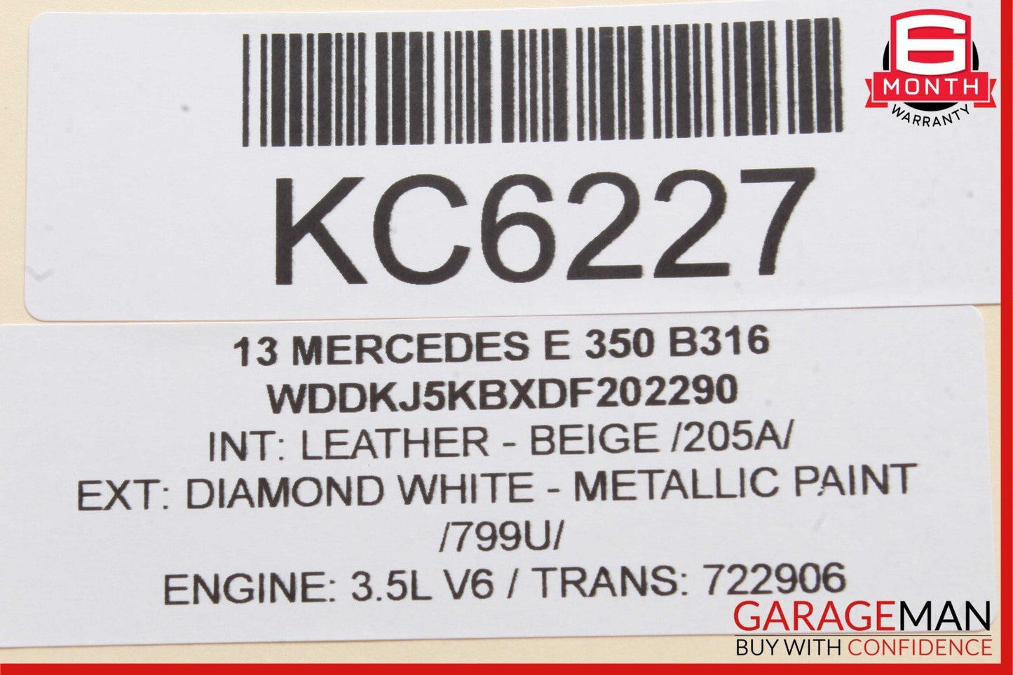 10-16 Mercedes W212 E350 Front Right Side Door Window Regulator Motor Unit