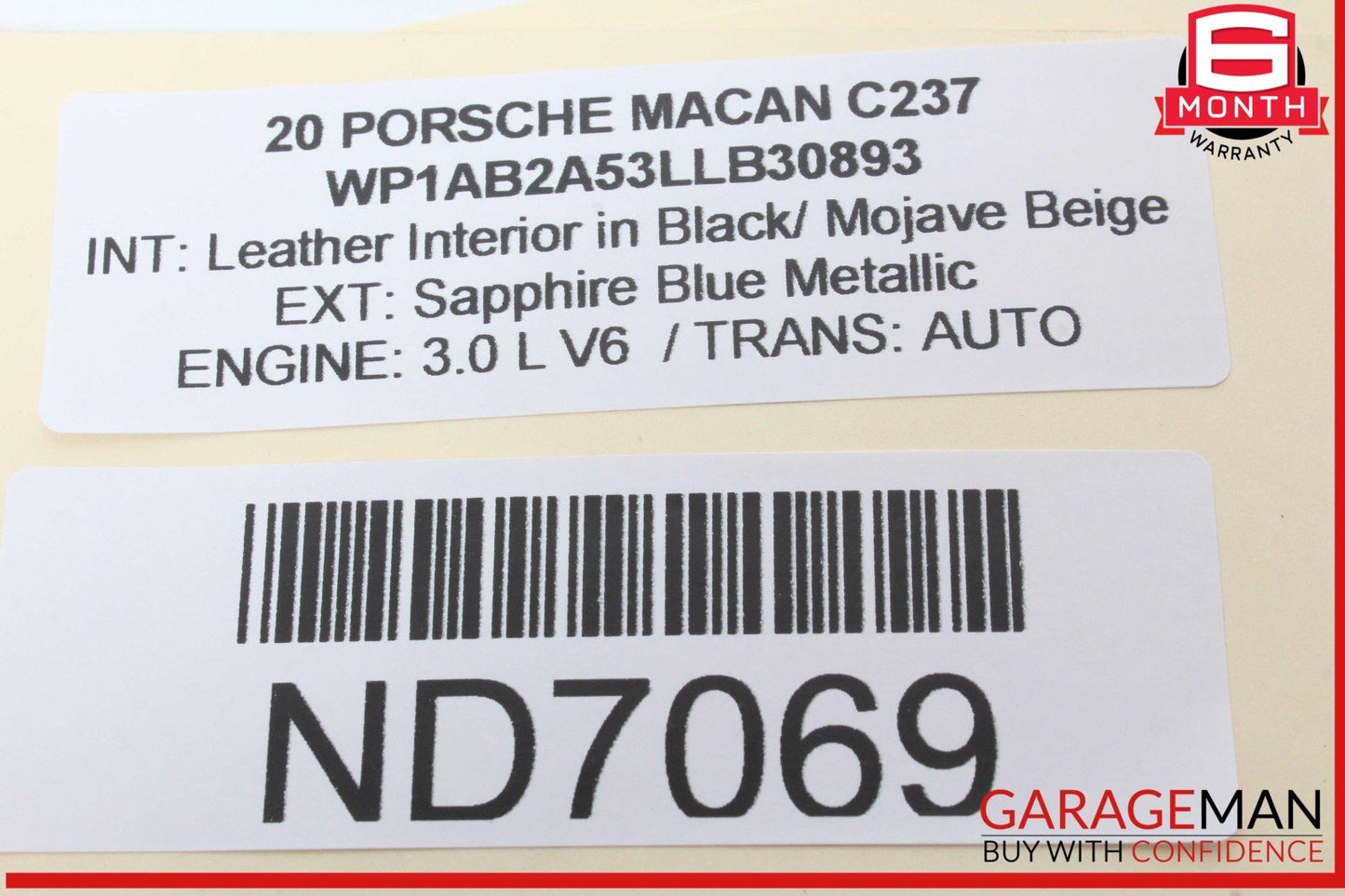 19-24 Porsche Macan 95B GPS Navigation Control Module Unit 7PP035620FE OEM