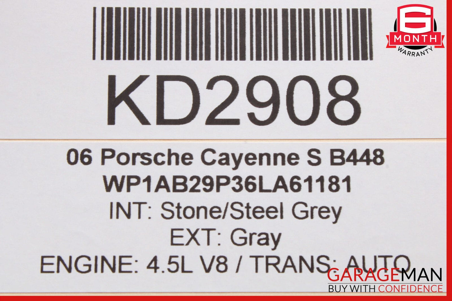 03-06 Porsche Cayenne 955 A/C AC Air Conditioning Compressor Pump OEM
