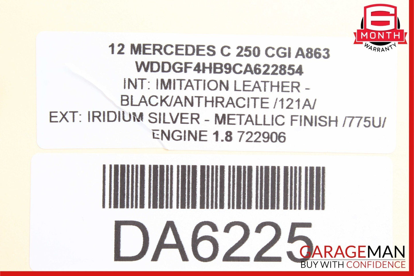 12-14 Mercedes W204 C250 1.8L Fuel Gas Pump Sending Unit Assembly OEM