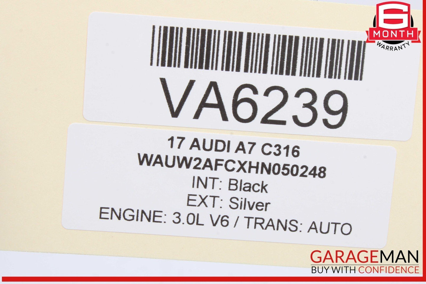 2016-2018 Audi A7 Engine Computer ECU ECM Control Module Unit 4G2907551C