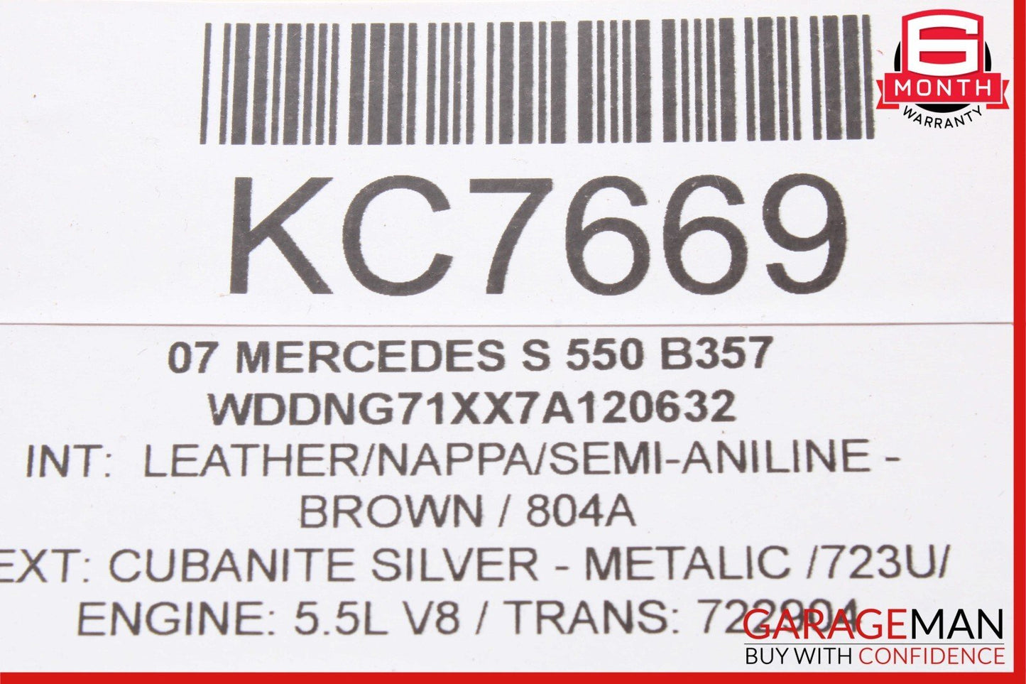 07-13 Mercedes W221 S550 S600 Front Right Side Door Corner Tweeter Speaker Brown
