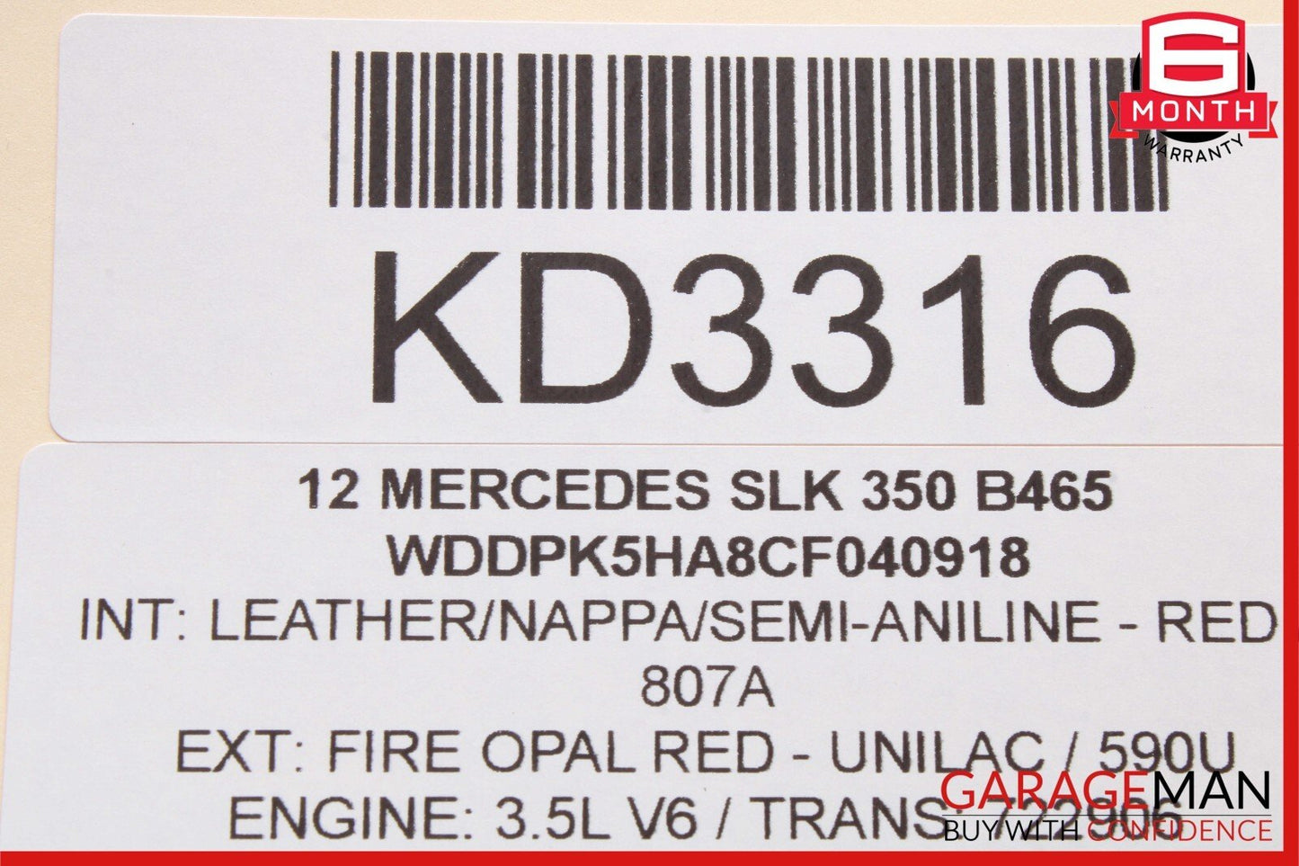 12-20 Mercedes R172 SLK350 SLK250 Front Left Side Top Roof Lock Latch OEM