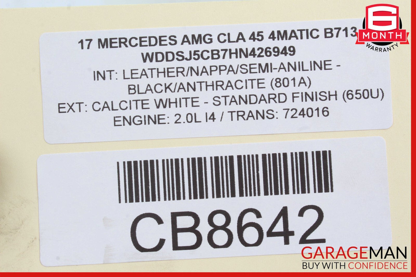 14-19 Mercedes W117 CLA45 AMG Power Brake Booster Master Cylinder OEM