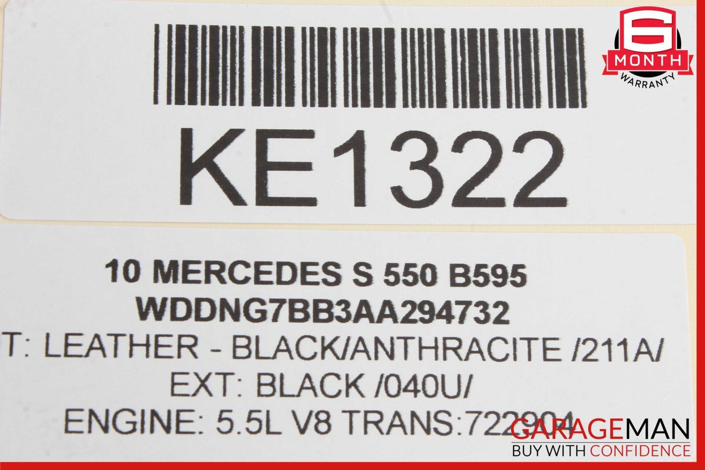 10-14 Mercedes W221 S550 CL550 Multifunction Switch Knob Control Trim Assembly