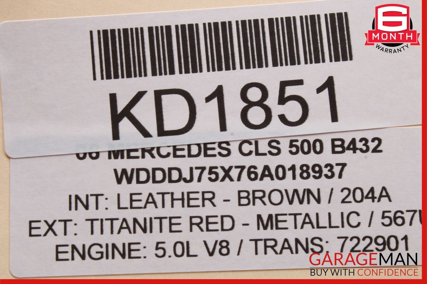 06-11 Mercedes W219 CLS500 Right & Left Side Door Sound Audio Speakers Set of 2