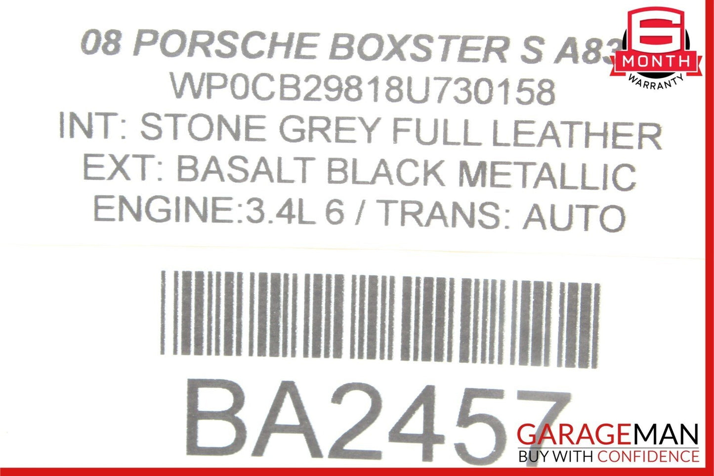 06-12 Porsche Boxter 987 S Navigation GPS DVD Player 7L5919969E 99764215701