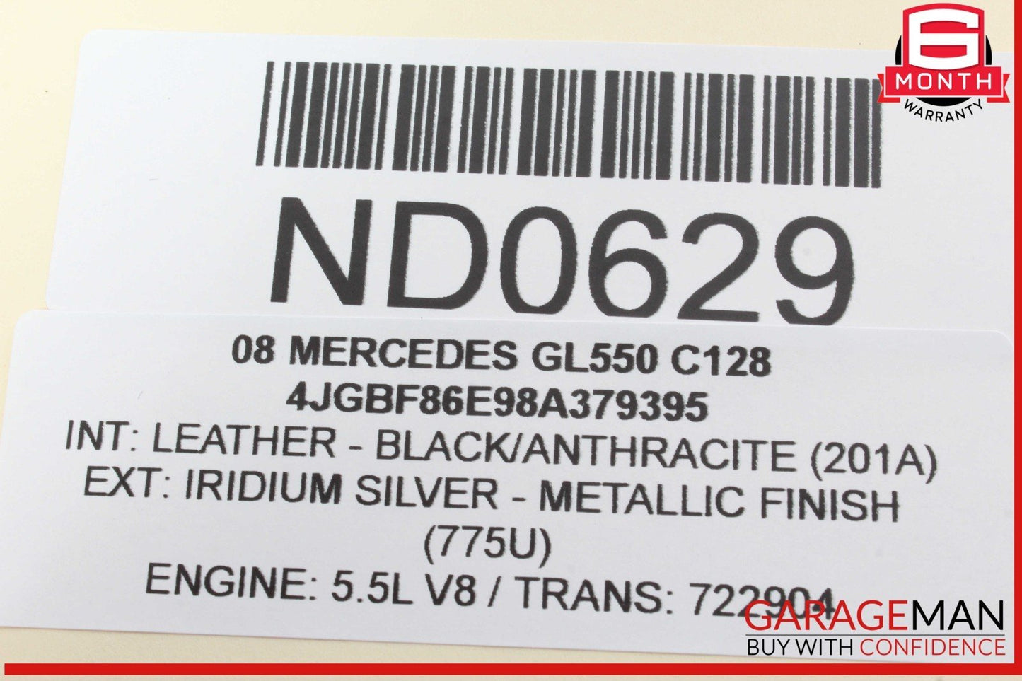 07-12 Mercedes X164 GL550 GL450 Third Seat Row Power Folding Control Module OEM