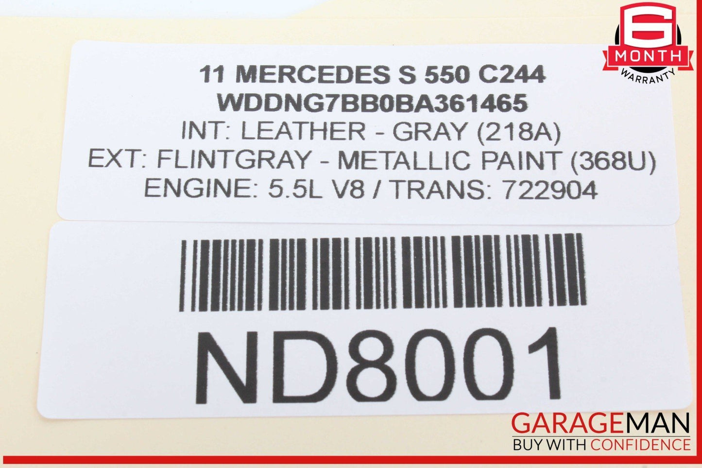 10-13 Mercedes W221 S550 Front Right Side Seatbelt Seat Belt Retractor OEM