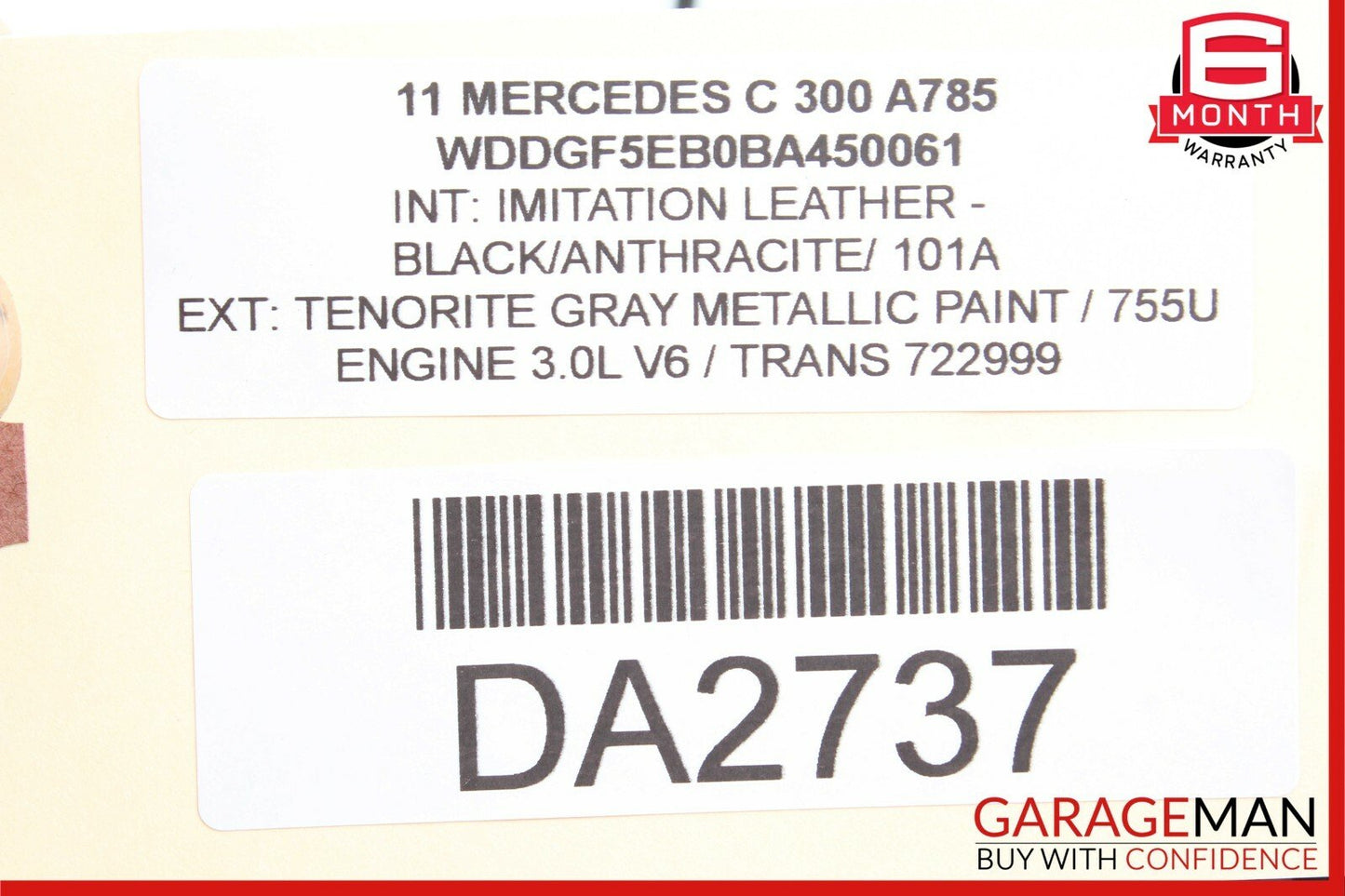 08-14 Mercedes W204 C300 C250 Front Right Side Door Lock Latch Actuator OEM