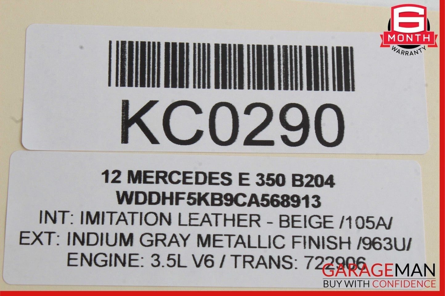 08-18 Mercedes W212 E350 CLS550 CLS400 Rear Right Side Door Lock Latch Actuator