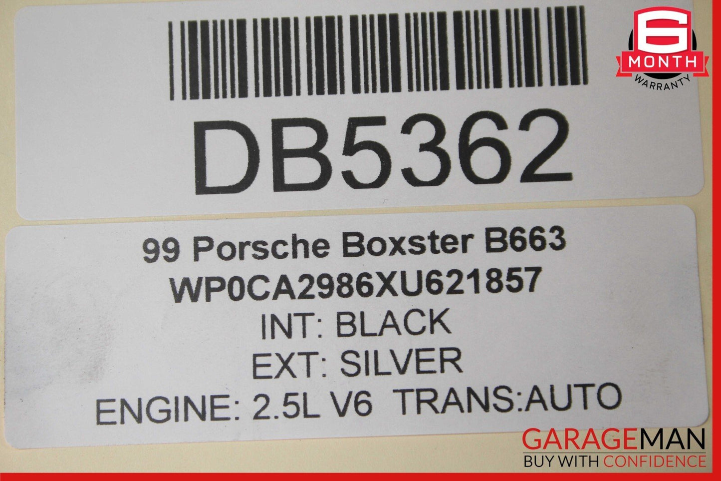 97-04 Porsche Boxster 986 Carrera 911 Front Subframe Crossmember Sub Frame Bar