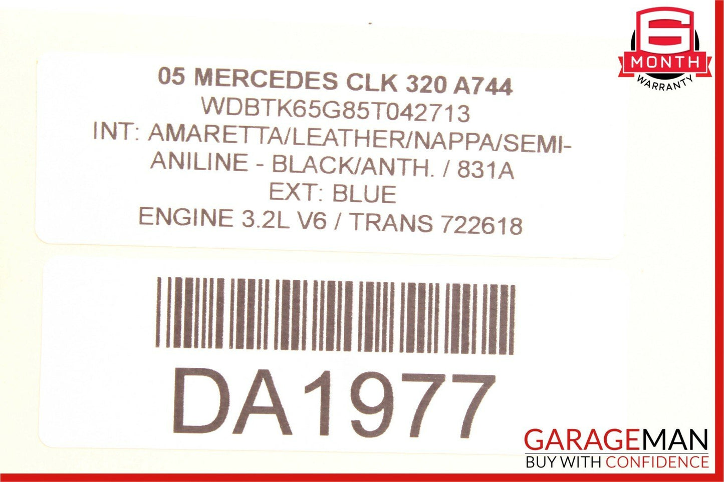 03-09 Mercedes W209 CLK320 CLK500 Front Left Side Suspension Lower Control Arm