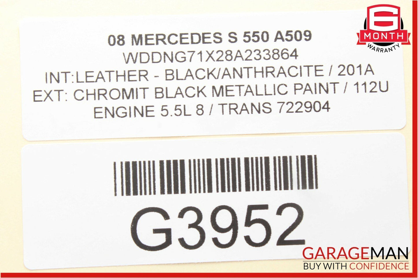 07-09 Mercedes W221 S550 CL550 CL65 AMG Rear Trunk SAM Fuse Box Module Assembly