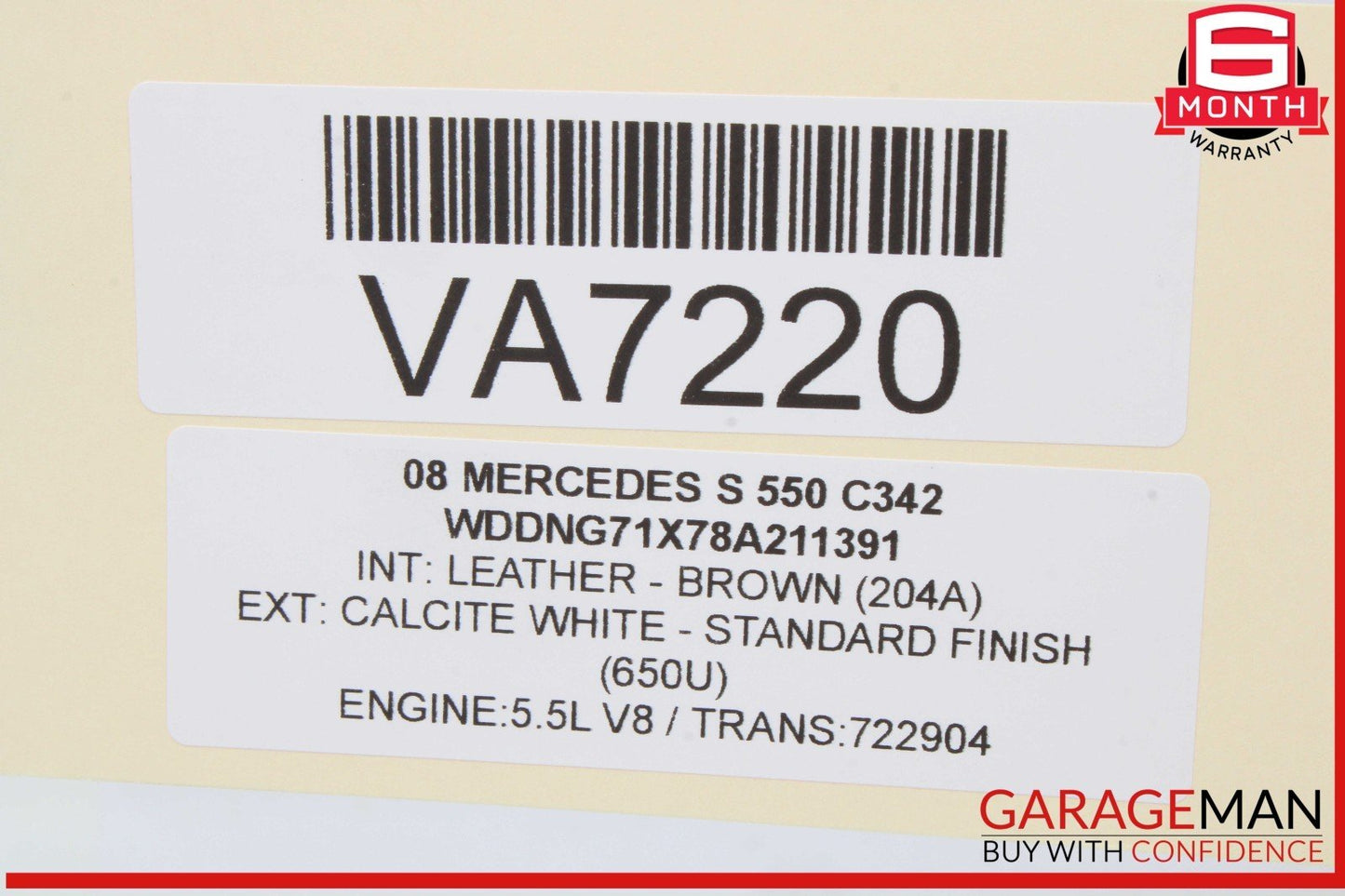 07-14 Mercedes W221 S550 CL550 Front Left Driver Seat Control Memory Switch OEM