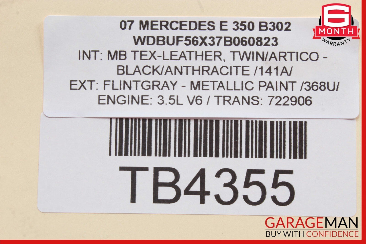 Mercedes E350 CLK350 C350 ML350 Right Side Engine Cylinder Head Cover