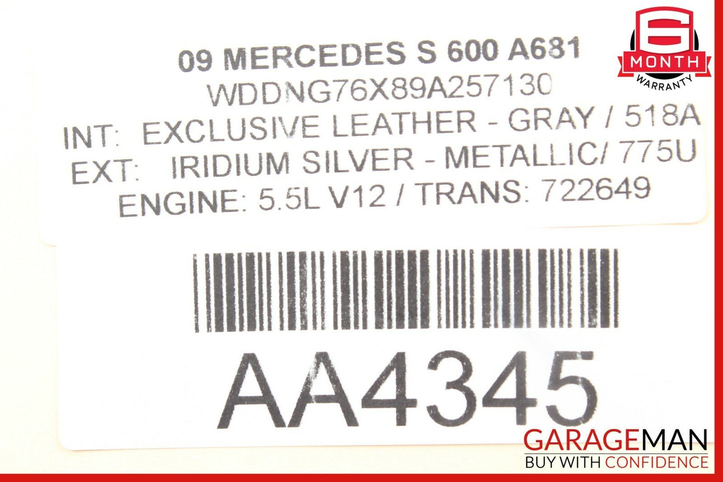 07-14 Mercedes CL550 S350 S550 Instrument Cluster Control Switch Module Unit OEM