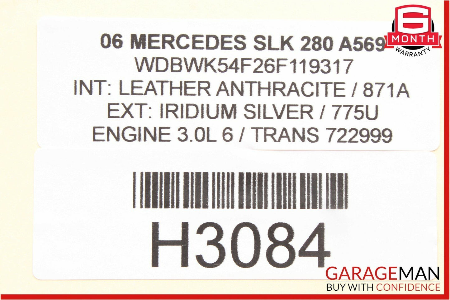 03-11 Mercedes SLK280 GL450 ML550 Front Right Passenger Side Seat Control Module