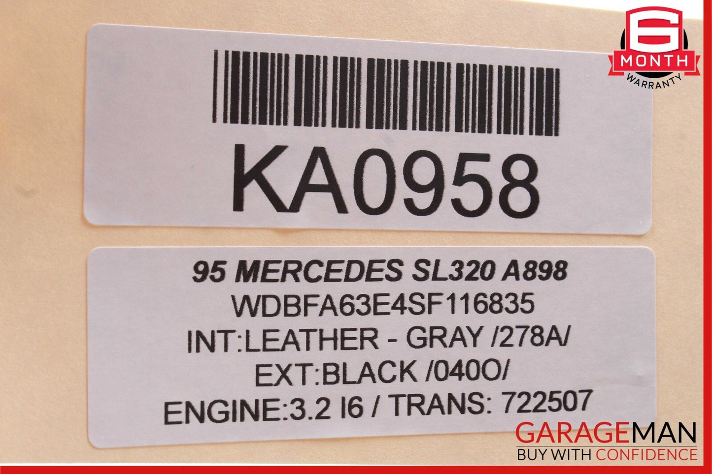 94-95 Mercedes R129 SL320 S320 TCU Transmission Control Module TCM OEM