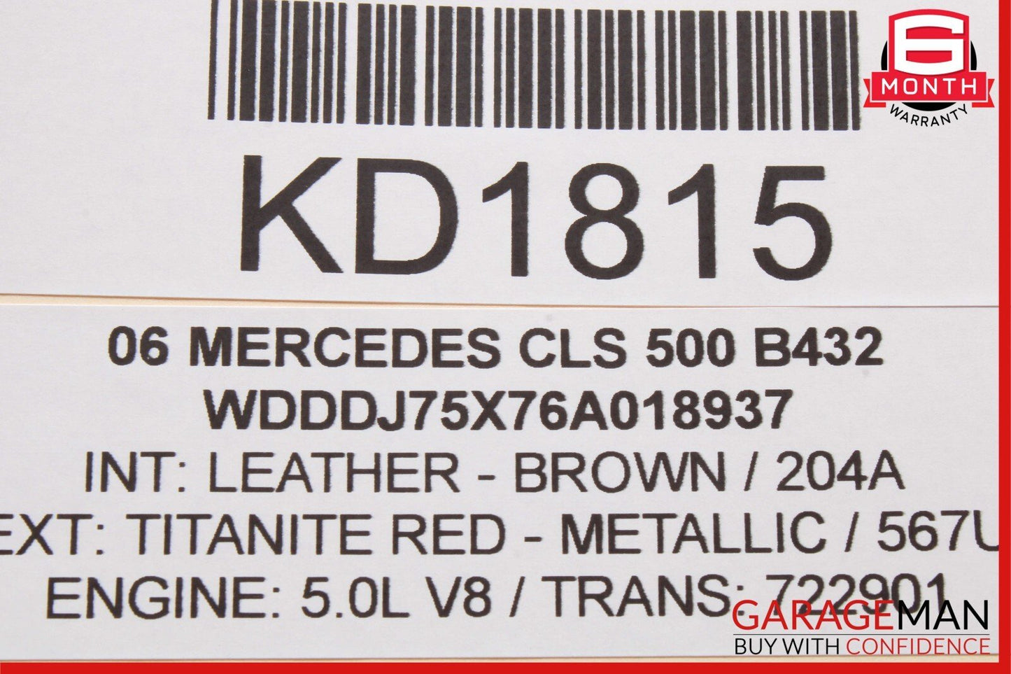 06-11 Mercedes W219 CLS500 E320 E350 Rear Door Keyless Go Control Module Unit