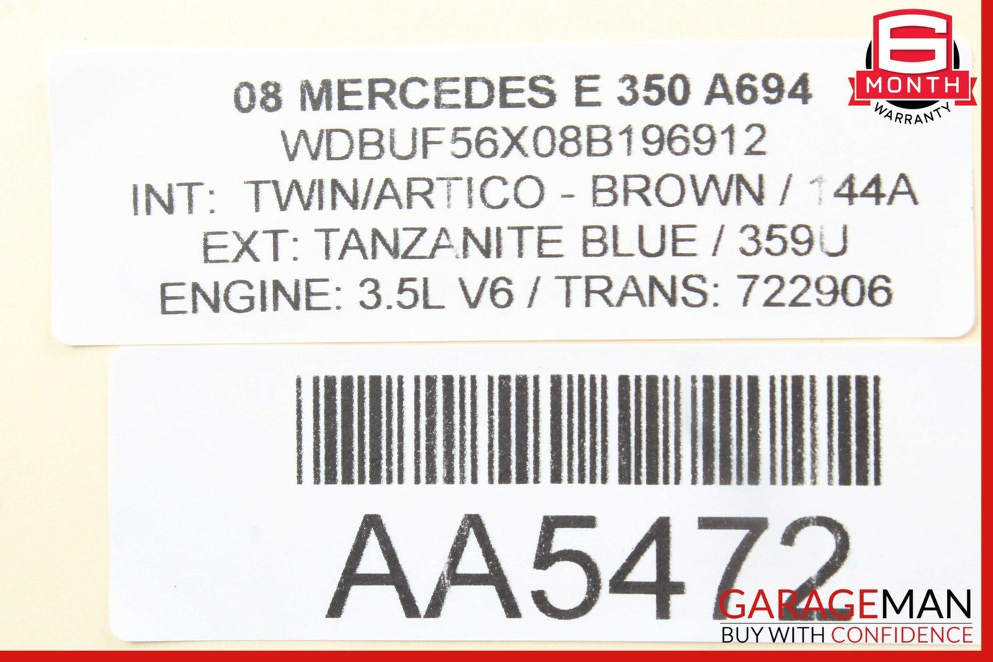 03-09 Mercedes W211 E350 E320 Rear Left Side Door Controller Module Unit OEM