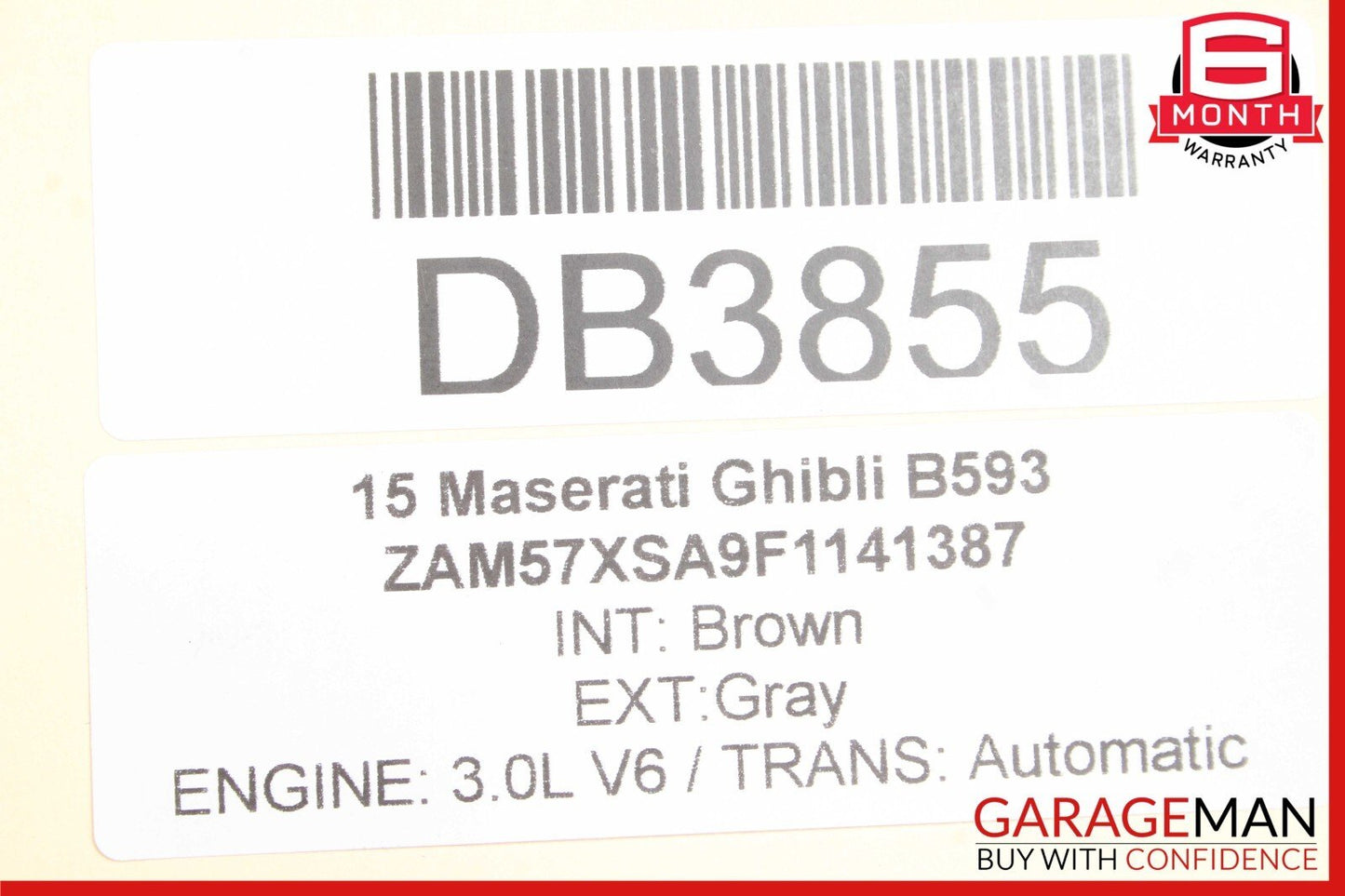 14-17 Maserati Ghibli M157 Windshield Wiper Cowl Panel Trim Cover Panel OEM