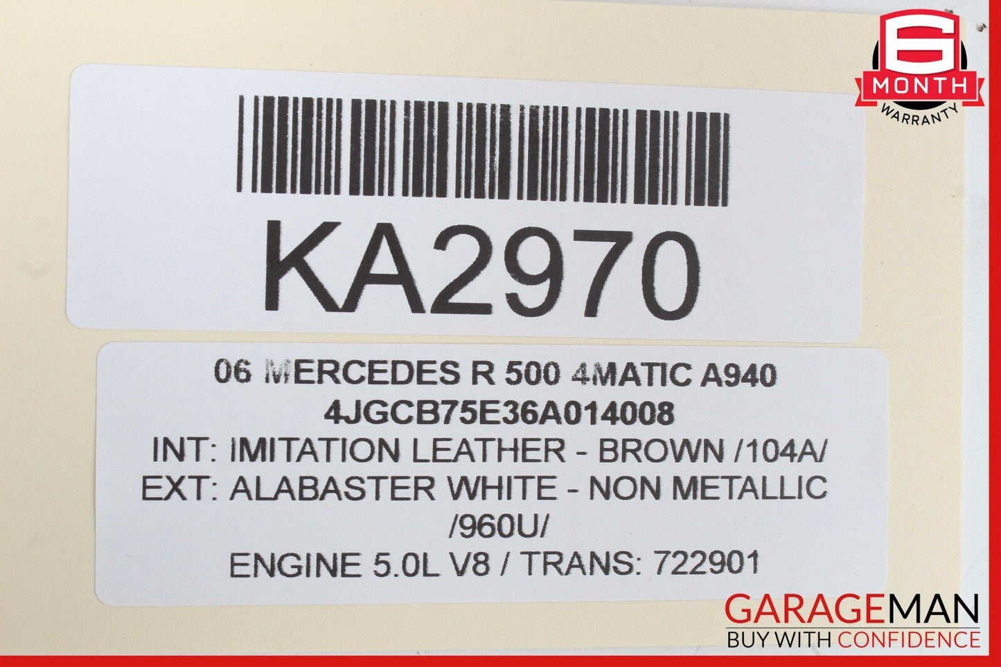 03-13 Mercedes W251 R500 4MATIC Seat Control Module Front Left 2118704926 OEM