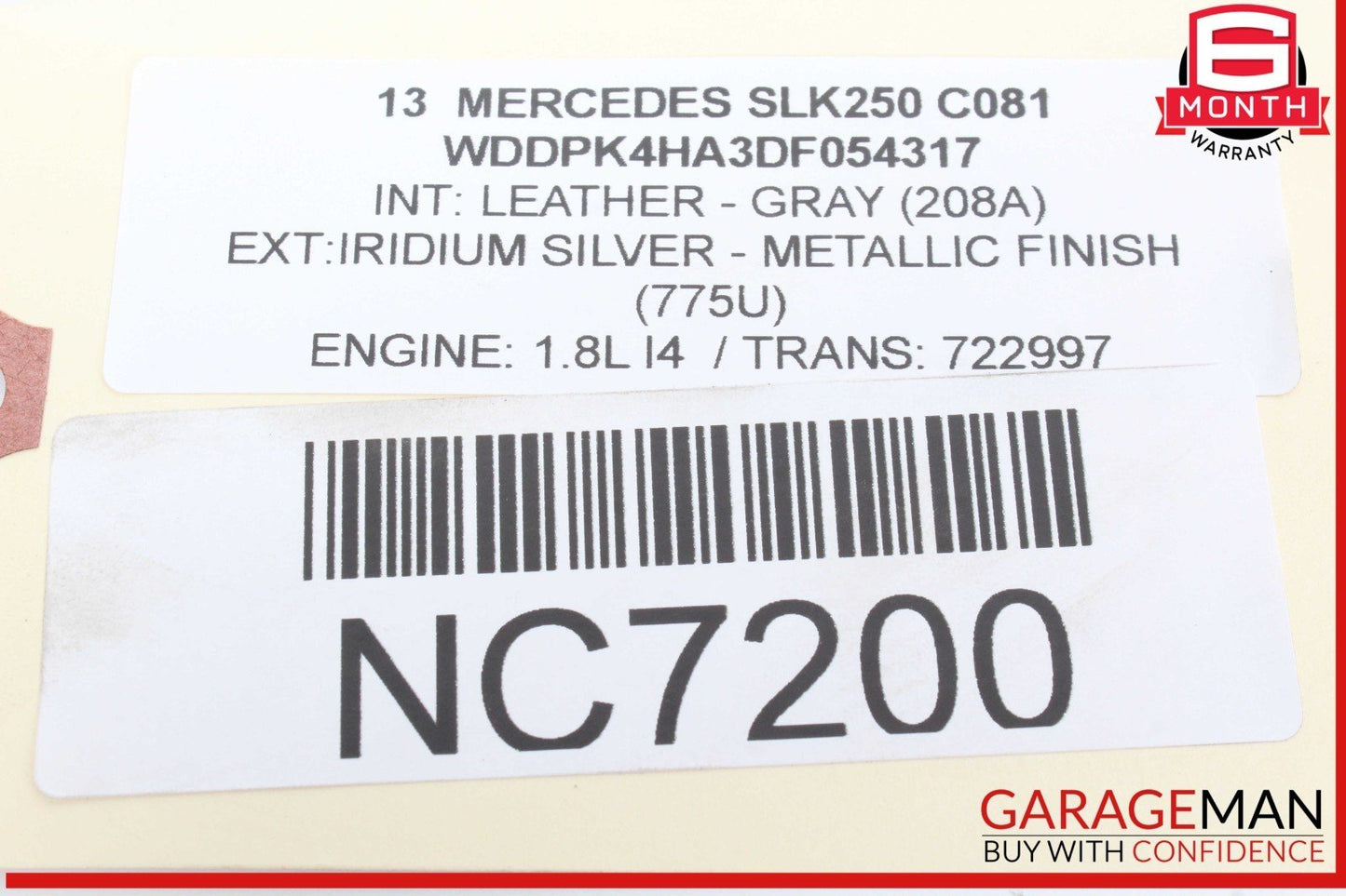 08-20 Mercedes R172 SLK250 E350 Front Left Wheel Spindle Knuckle Hub Bearing OEM
