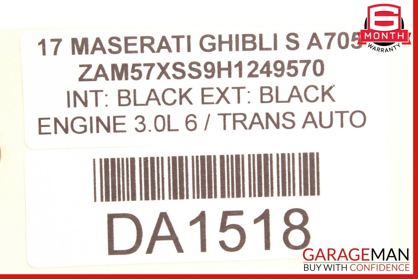 14-17 Maserati Ghibli Dash Ignition Switch Button Engine Start Stop OEM