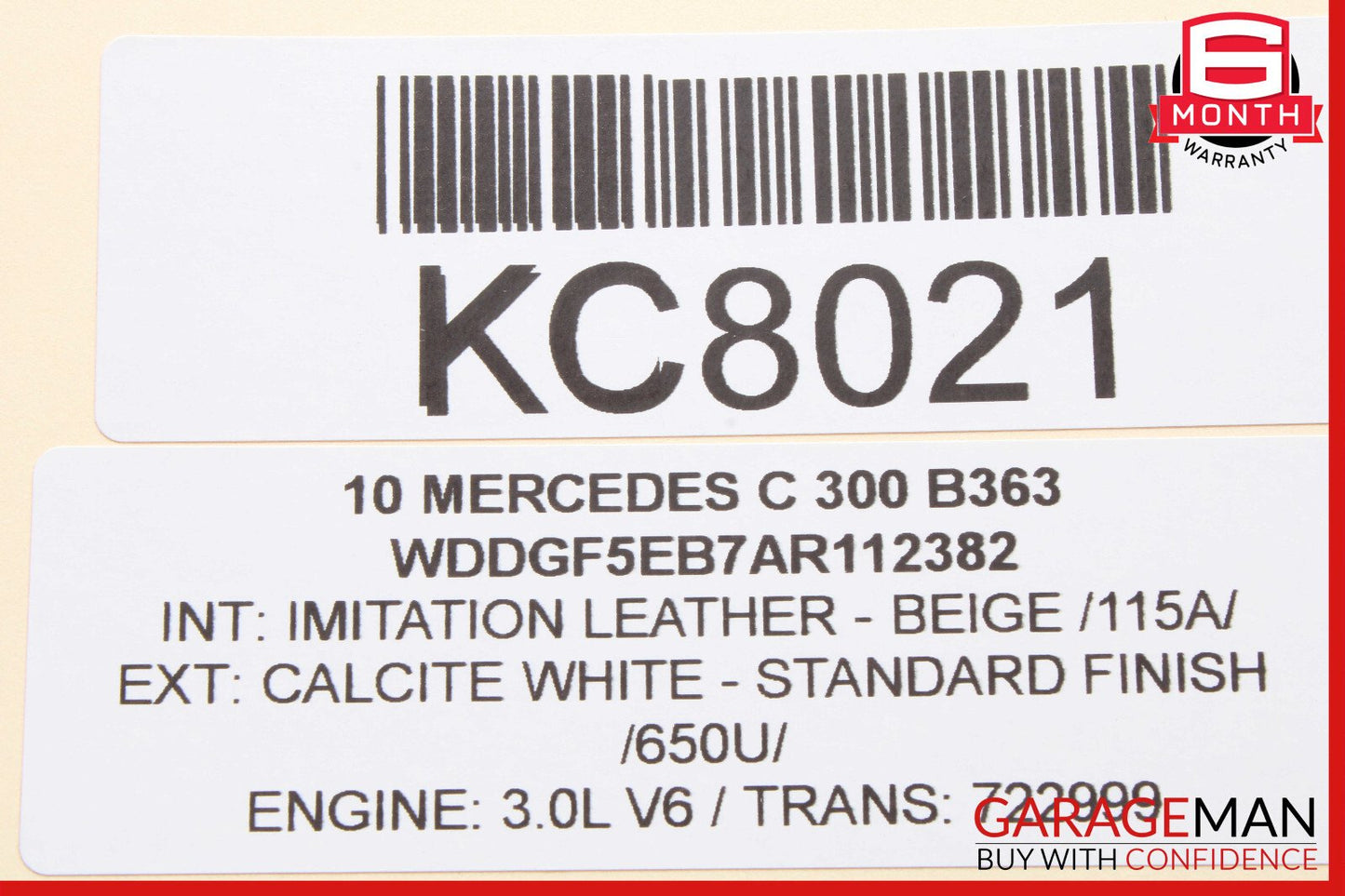 08-16 Mercedes W204 C300 GLK350 Rear Left Door Window Regulator Motor OEM