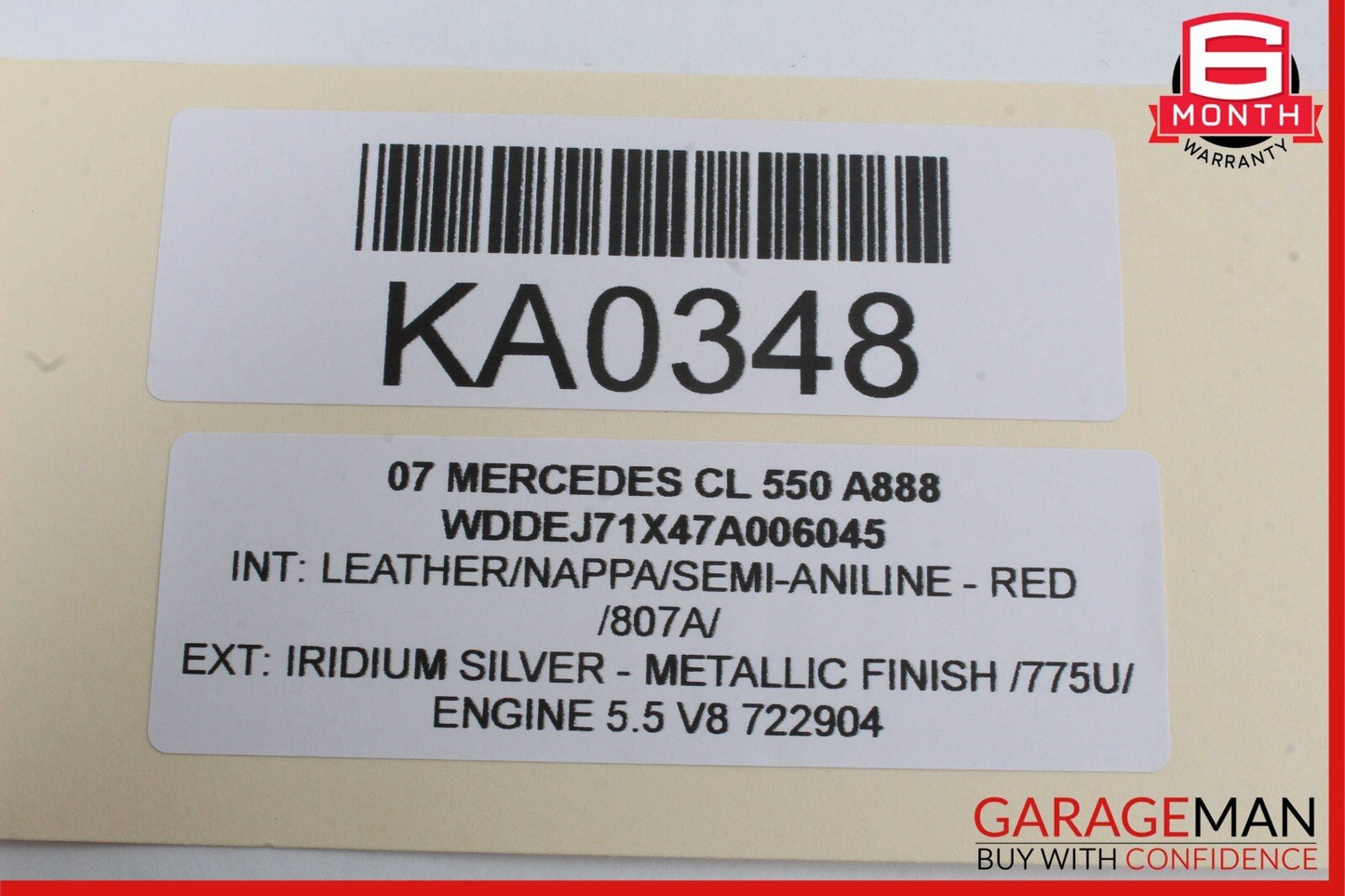 07-14 Mercedes W221 S400 CL550 CL65 AMG Rear Trunk Lid Lock Latch Actuator Unit