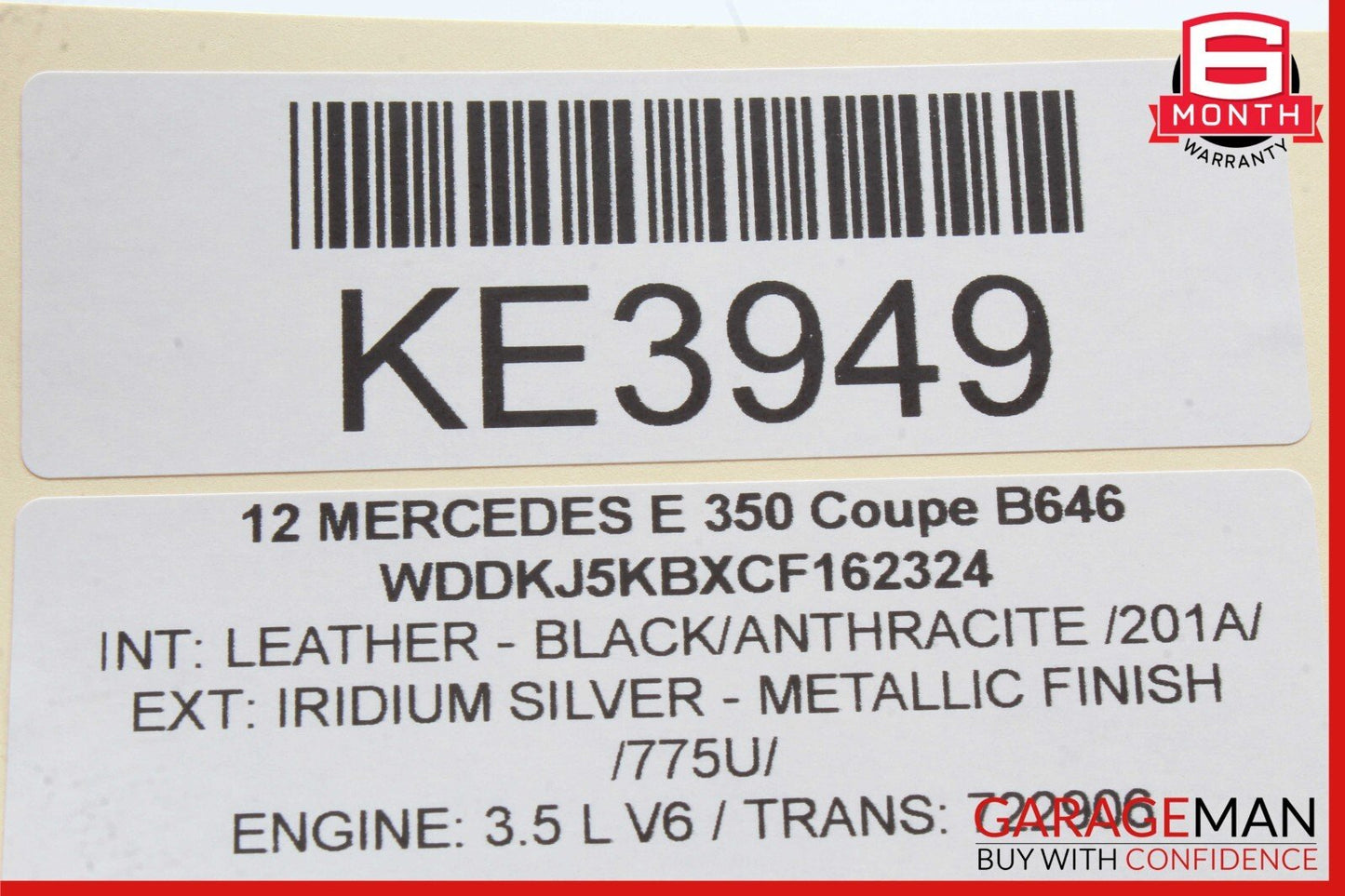 10-17 Mercedes W207 E400 E350 Coupe Rear Window Regulator Control Module Unit