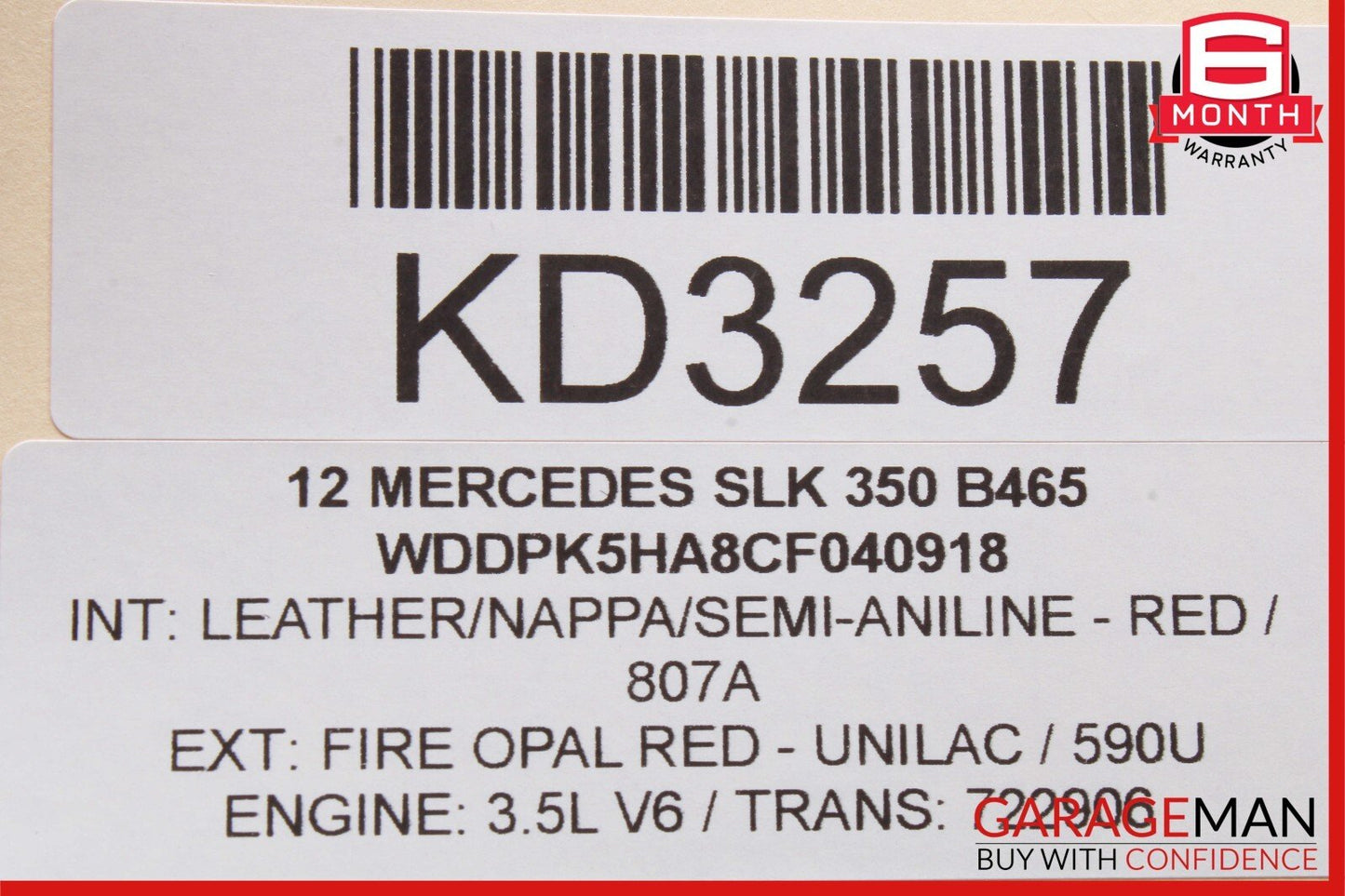 08-20 Mercedes R172 SLK350 SLK250 C350 Seat Control Module Front Right Side OEM