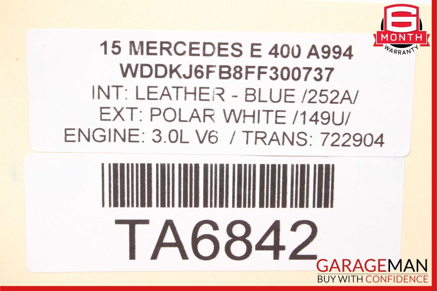 10-18 Mercedes W207 E350 E400 CLS550 Rear Subframe Sub Frame Crossmember OEM