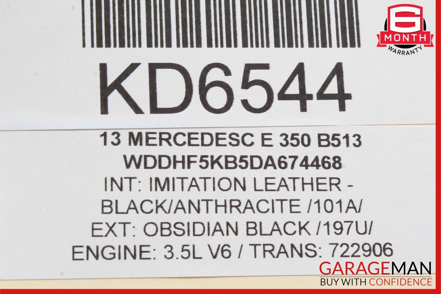 08-16 Mercedes C250 GLK350 E400 C350 Rear Left Door Window Regulator Motor