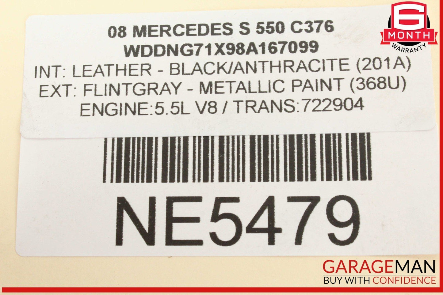 07-14 Mercedes W221 S550 S400 Front Right / Left Airmatic Shock Strut Arnott